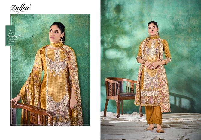 Tania Vol 3 By Zulfat Handwork Cotton Printed Dress Material Collection
